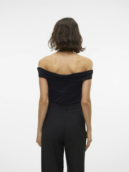 AWARE by VERO MODA Čierny dámsky top AWARE by VERO MODA Kenzi Fiona