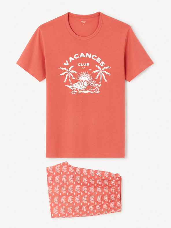 Celio Bavlnené krátke pyžamo Jipyvac Celio