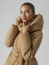 Vero Moda Hnedý dámsky zimný kabát VERO MODA Leonie