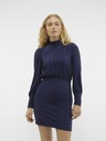 Vero Moda Modré dámske šaty VERO MODA Aurora