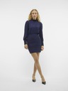 Vero Moda Modré dámske šaty VERO MODA Aurora