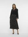 Vero Moda Čierne dámske košeľové šaty Vero Moda Bumpy