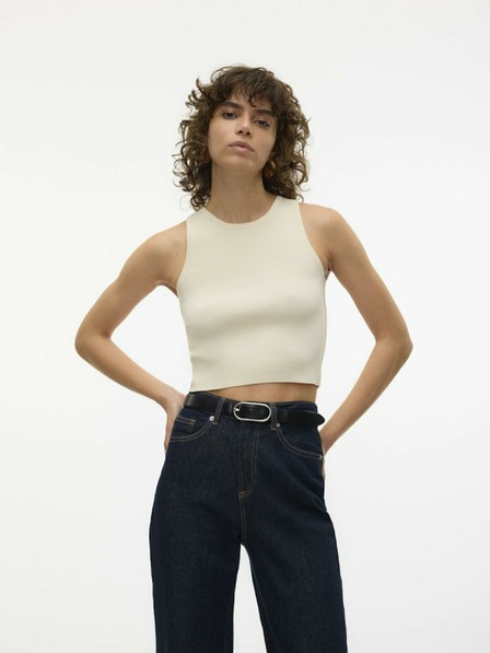 Vero Moda Béžový dámsky top Vero Moda Ginny