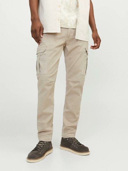 Jack & Jones Béžové pánske cargo nohavice Jack & Jones Marco