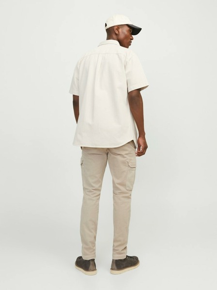 Jack & Jones Béžové pánske cargo nohavice Jack & Jones Marco