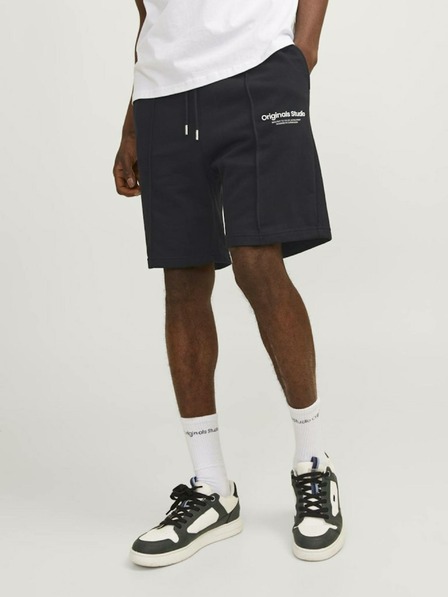 Jack & Jones Čierne pánske tepláky Jack & Jones Kane