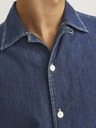 Jack & Jones Modrá pánska džínsová košeľa s krátkym rukávom Jack & Jones Palma
