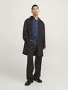 Jack & Jones Modrá pánska džínsová košeľa s krátkym rukávom Jack & Jones Palma