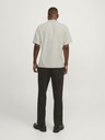 Jack & Jones Béžová pánska košeľa s krátkym rukávom Jack & Jones Aaron