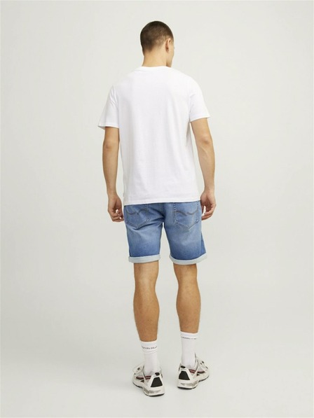Jack & Jones Modré pánske džínsové šortky Jack & Jones Rick