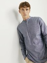 Jack & Jones Modrá pánska ľanová košeľa Jack & Jones Summer