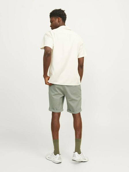 Jack & Jones Zelené pánske chino šortky Jack & Jones Fury