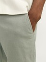 Jack & Jones Zelené pánske chino šortky Jack & Jones Fury