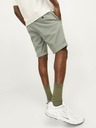 Jack & Jones Zelené pánske chino šortky Jack & Jones Fury