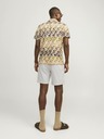 Jack & Jones Krémové pánske chino šortky s plátnom Jack & Jones Ace