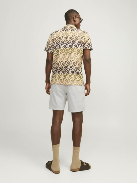 Jack & Jones Krémové pánske chino šortky s plátnom Jack & Jones Ace