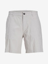 Jack & Jones Krémové pánske chino šortky s plátnom Jack & Jones Ace