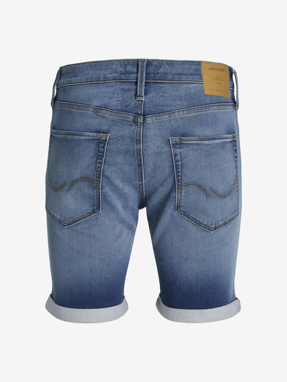 Jack & Jones Modré pánske džínsové šortky Jack & Jones Rick