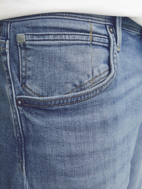 Jack & Jones Modré pánske džínsové šortky Jack & Jones Rick