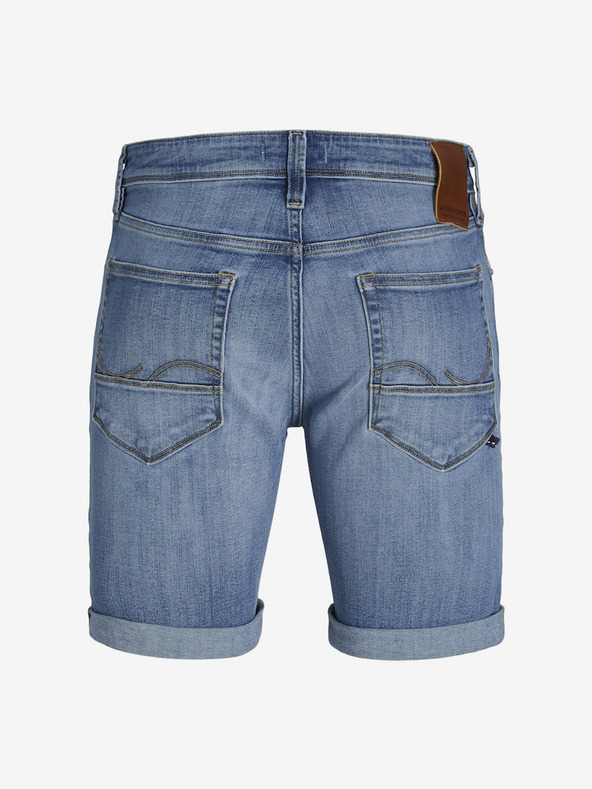 Jack & Jones Modré pánske džínsové šortky Jack & Jones Rick