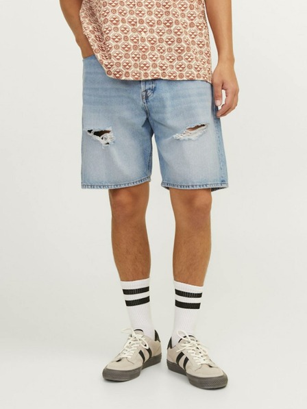 Jack & Jones Svetlomodré pánske džínsové šortky Jack & Jones Tony