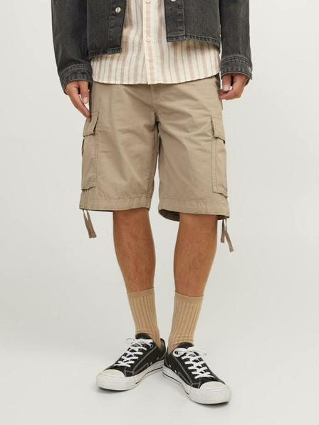 Jack & Jones Béžové pánske kargo šortky Jack & Jones Cole