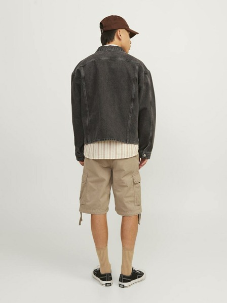 Jack & Jones Béžové pánske kargo šortky Jack & Jones Cole