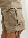 Jack & Jones Béžové pánske kargo šortky Jack & Jones Cole