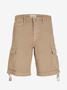 Jack & Jones Béžové pánske kargo šortky Jack & Jones Cole