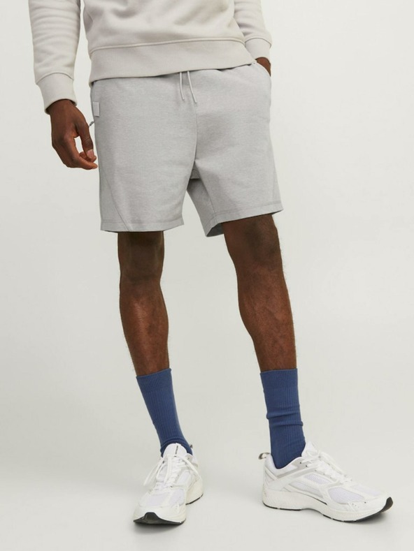 Jack & Jones Svetlošedé pánske tepláky Jack & Jones Gordon