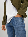 Jack & Jones Modré slim fit džínsy s vyšívaným efektom Jack & Jones Liam