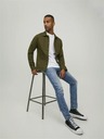 Jack & Jones Modré slim fit džínsy s vyšívaným efektom Jack & Jones Liam