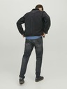 Jack & Jones Čierne pánske džínsy rovného strihu Jack & Jones Mike