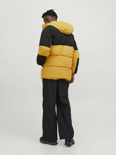 Jack & Jones Žltá pánska zimná bunda Jack & Jones Force