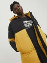 Jack & Jones Žltá pánska zimná bunda Jack & Jones Force