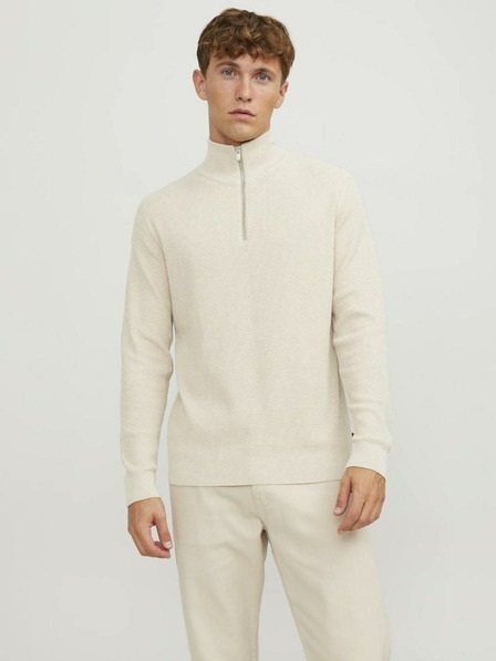 Jack & Jones Jack & Jones Arthur pánsky béžový sveter