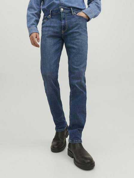 Jack & Jones Tmavomodré pánske slim fit džínsy Jack & Jones Clark