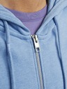 Jack & Jones Modrá pánska mikina Jack & Jones Forest s kapucňou na zips