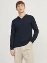 Jack & Jones Tmavomodrý pánsky sveter Jack & Jones Cigor