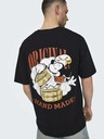 ONLY & SONS Čierne pánske tričko ONLY & SONS Disney
