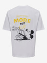 ONLY & SONS Biele pánske tričko ONLY & SONS Disney