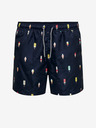 ONLY & SONS Tmavomodré pánske vzorované plavky ONLY & SONS Ted