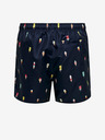 ONLY & SONS Tmavomodré pánske vzorované plavky ONLY & SONS Ted