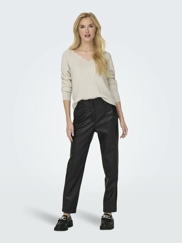 ONLY Krémový dámsky sveter ONLY Gabriel