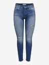 ONLY Modré dámske džínsy skinny fit ONLY Blush