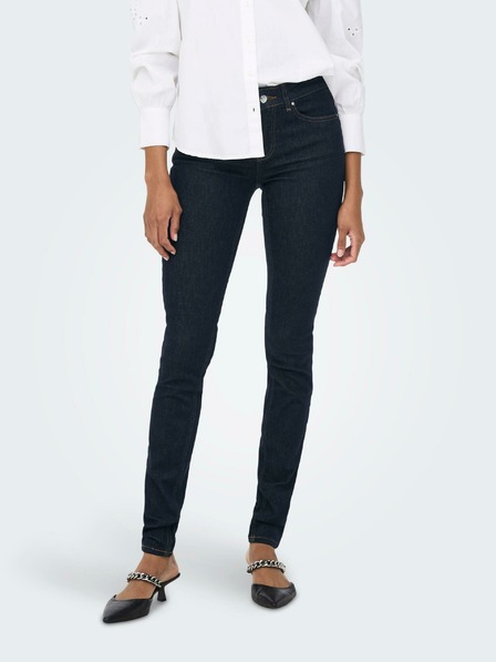 ONLY Tmavomodré skinny fit džínsy ONLY Blush