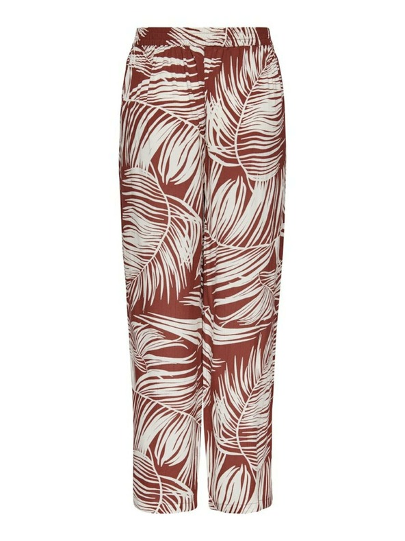 ONLY Tehlové vzorované nohavice ONLY Augustina