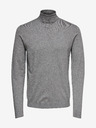 ONLY & SONS Šedý pánsky rolák ONLY & SONS Wyler denim