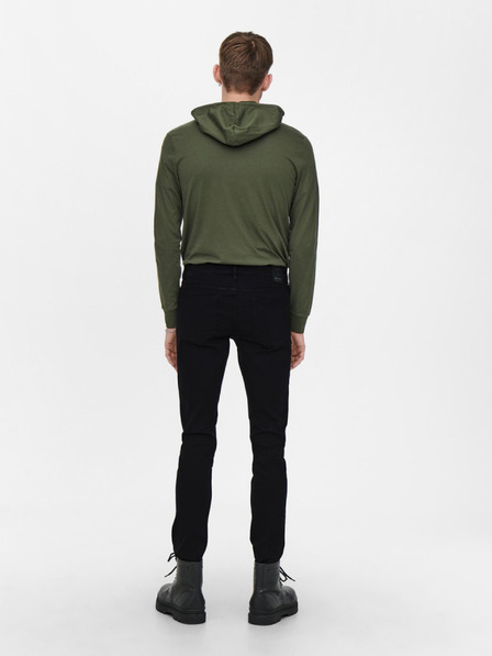 ONLY & SONS Čierne slim fit džínsy ONLY & SONS Loom