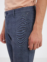 ONLY & SONS Tmavomodré pánske kockované chino nohavice ONLY & SONS Mark